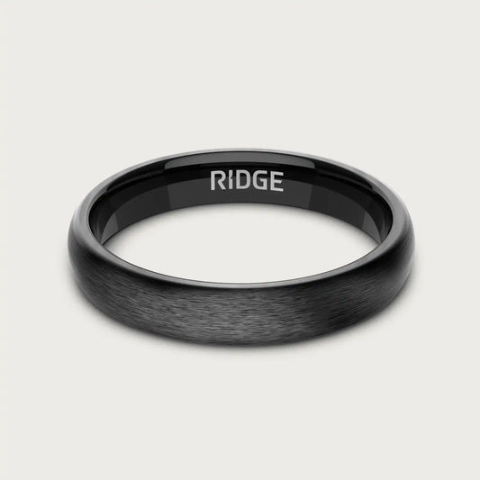 4mm Rounded Ring Set - Gunmetal
