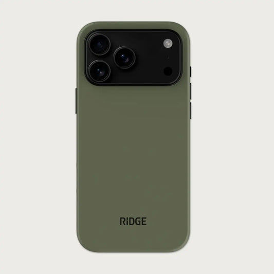 Ridge Phone Case - iPhone 18 Pro Max - Matte Olive