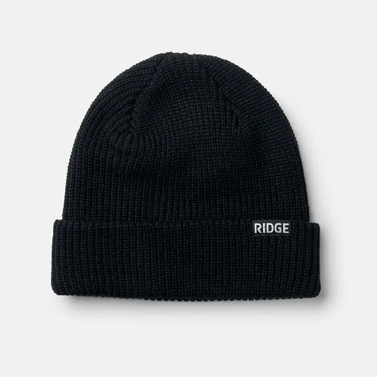 Ridge Classic Cuffed Beanie - Royal Black