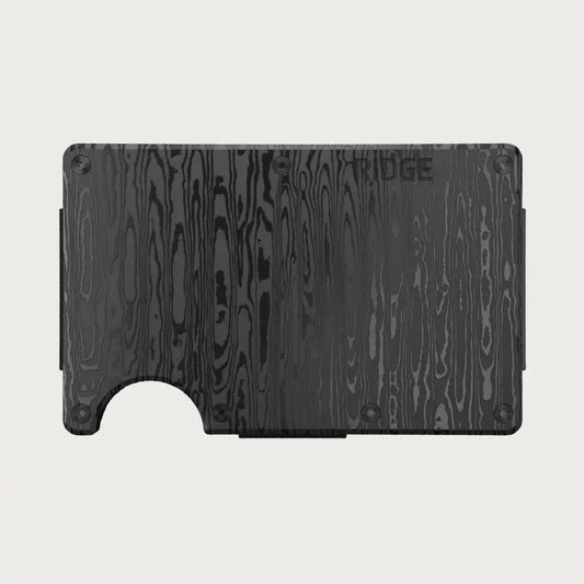 Ridge Wallet - Black Damascus