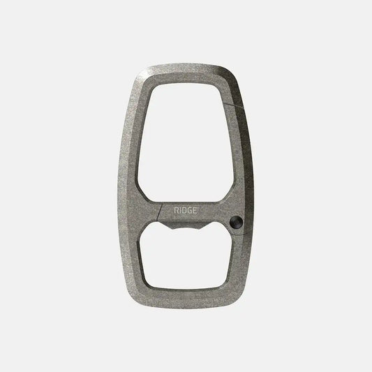 Dual Chamber Carabiner  - Stonewashed Titanium