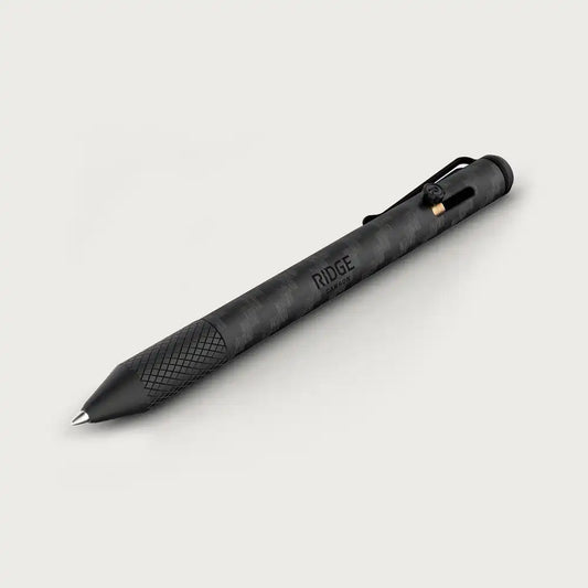 Ridge Bolt Action Pen - Carbon Fiber 3k