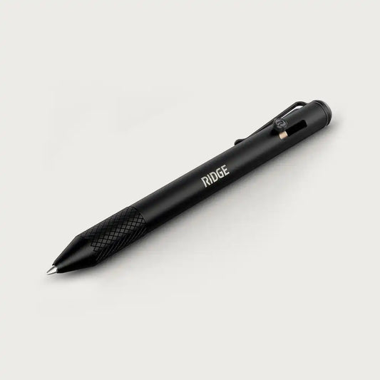 Ridge Bolt Action Pen - Royal Black