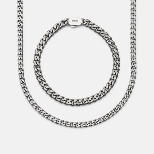 Curb Chain Kit - Titanium - Medium
