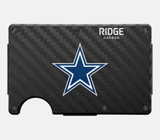 Ridge Wallet - Dallas Cowboys - Carbon Fiber 3k