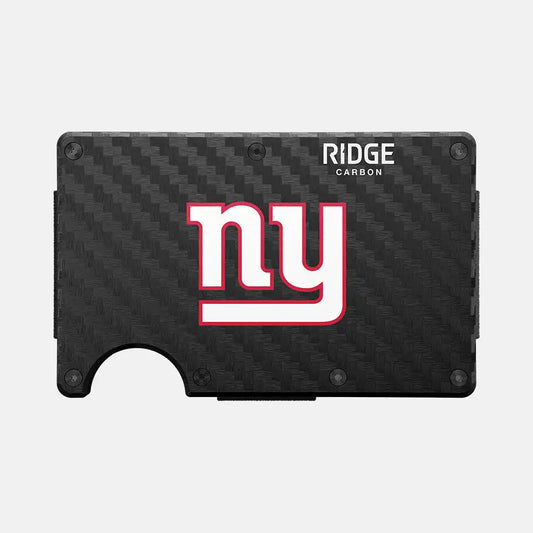 Ridge Wallet - New York Giants - Carbon Fiber 3k