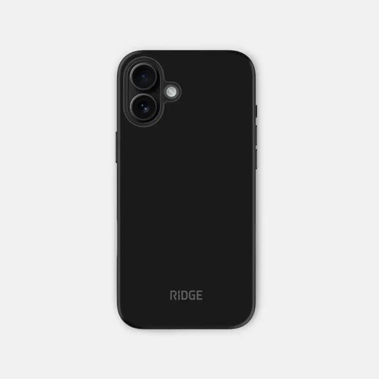 Ridge Phone Case - Matte Black - iPhone 16 Plus