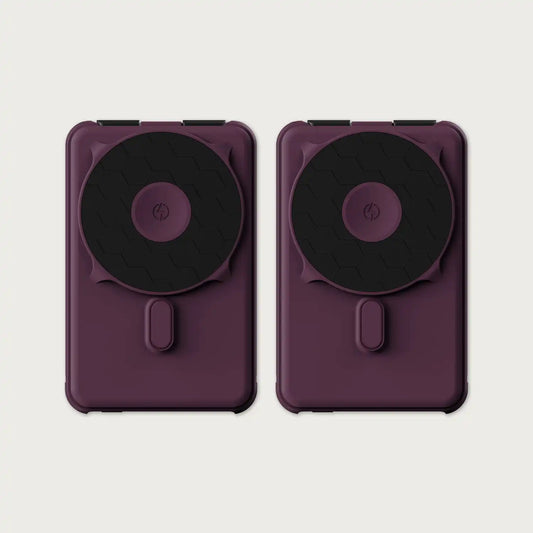 Ridge Power Bank - 10k mAh Bundle - Burgundy - 2-Pack