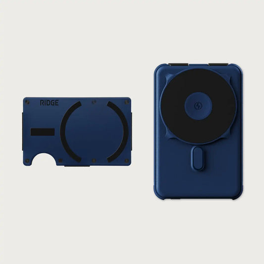 Ridge Wallet for MagSafe + Power Bank - Dark Harbor